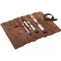 Steekbeitelset Kirschen 1151002 — 4 stuks met leren etui, breedtes 10, 16, 20, 26 mm