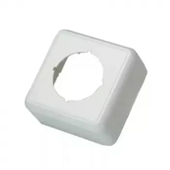 Outlet-box Telegärtner 25.16.8555, montagebox, 80×40×80 mm, wit