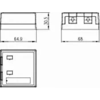 Opbouwbehuizing Telegärtner H02000A0072 68x64