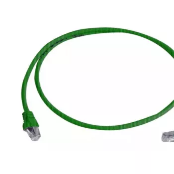 Netwerkkabel Telegärtner Cat.7 MP8 FS 600 LSZH 0,5 m groen