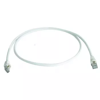 Netwerkkabel Telegaertner Cat6a S/FTP (S-STP) RJ-45–RJ-45 0,25 m wit