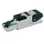 Telegärtner MFP8 T568 A Cat.6A RJ-45-stekker, zwart/zilver