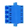 Glasvezeladapter Telegärtner J08071A0044 LC paars multimode singlemode