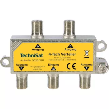 Signaalverdeler TechniSat 0022/3111 75 Ω 5 - 2400 MHz