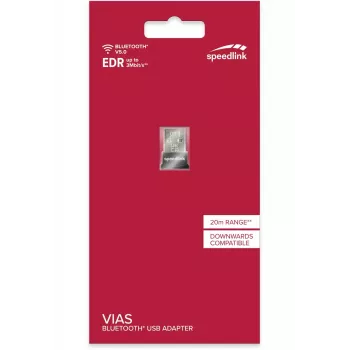 SpeedLink VIAS Nano USB Bluetooth 5.0-adapter, zwart