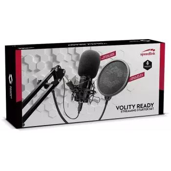 Studiomicrofoon SPEEDLINK Volity Ready zwart