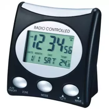 Digitale wekker Technoline WT 221 T zwart 12/24h LCD