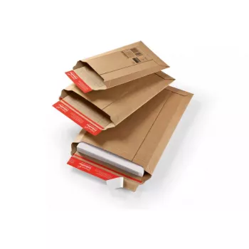 Colompac CP010.07 verzendenvelop van karton (290 x 400 x 50 mm), bruin, 20 stuks