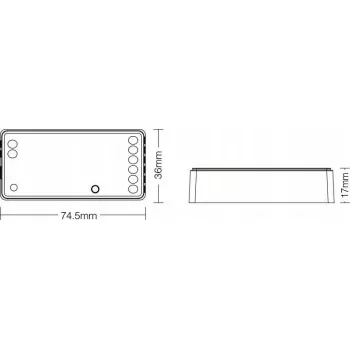 LED-controller MiBoxer FUT037Z+ 3in1 RGBW Zigbee 3.0