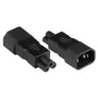 Netstekkeradapter C14 C5 Alcasa PA-1405S zwart