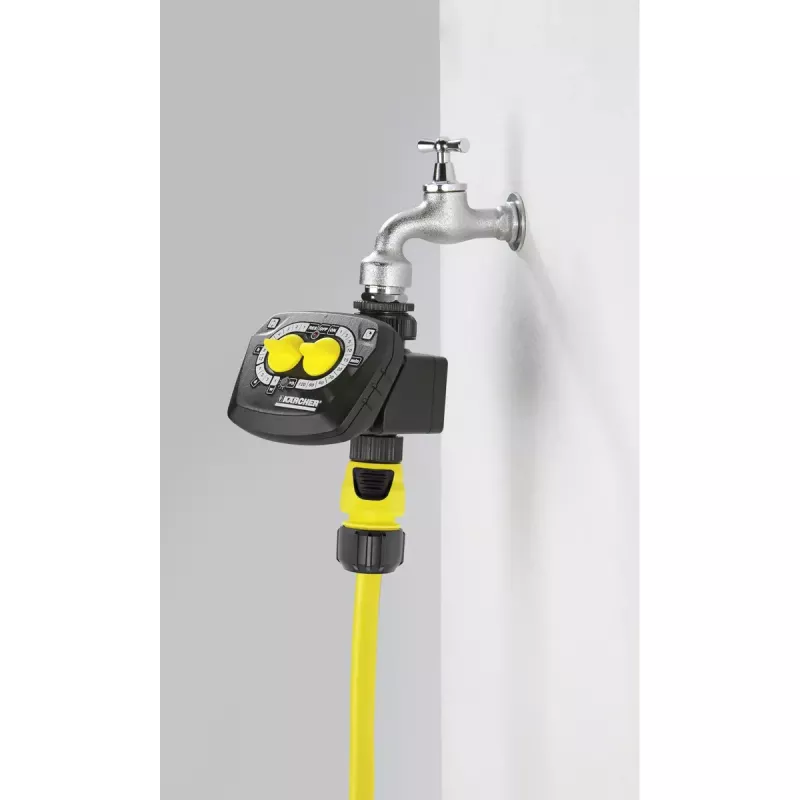 Mechanische beregeningstimer Kärcher WT 4.000 zwart geel