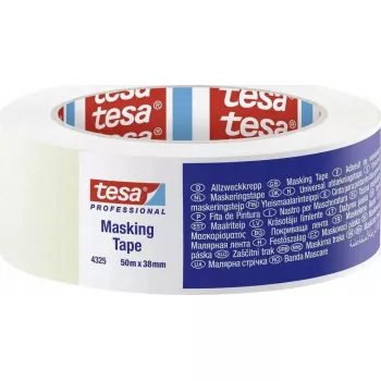 Schildersafplakband Tesa 04325 wit 50 m × 38 mm universeel