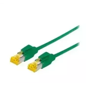Netwerkkabel Tecline 1 m Cat6a S/FTP groen