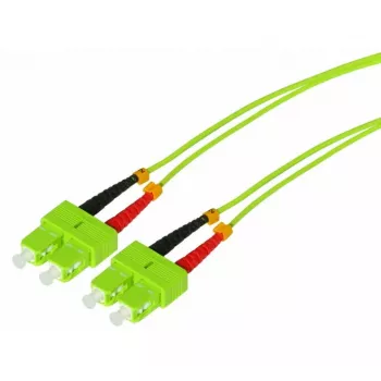 Glasvezelkabel Tecline 796SS00 SC OM5 0,5 m groen limette