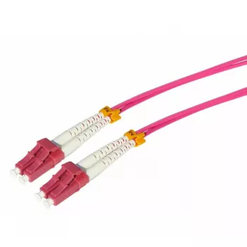 Glasvezelkabel Tecline 798SS00 SC OM4 0,5 m roze violet