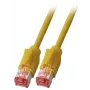 Netwerkkabel EFB Elektronik K8708GE.5 RJ-45 Cat6a 5 m geel