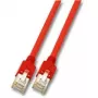 Netwerkkabel EFB Elektronik RJ45 (X) S/FTP Cat5e rood 3 m