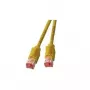 Netwerkkabel EFB Elektronik RJ45 S/FTP Cat6a geel 3 m