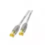 Netwerkkabel EFB Elektronik K8560GR.1 RJ45 Cat6a 1m grijs