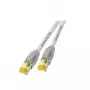 Netwerkkabel EFB Elektronik K8560GR.10 RJ45 Cat6a 10m grijs