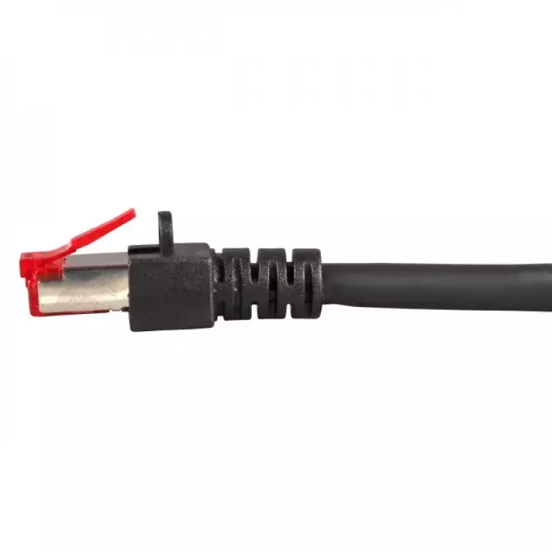 Netwerkkabel EFB Elektronik RJ45 S/FTP Cat6 zwart 30 m