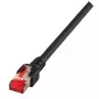 Netwerkkabel EFB Elektronik RJ45 S/FTP Cat6 zwart 30 m