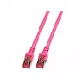 Netwerkkabel EFB Elektronik RJ45 S/FTP Cat.6 10m magenta