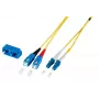 Glasvezelkabel EFB Elektronik O0360.0,5 0,5 m LC SC geel