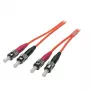 Glasvezelkabel EFB Elektronik O6013.15 15 m ST oranje