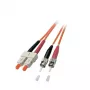 Glasvezelkabel EFB Elektronik O6353.10 10 m SC ST oranje