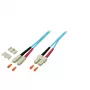 Glasvezelkabel EFB Elektronik O7413.15 15 m SC turquoise