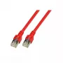 EFB Elektronik K5458.1,5 RJ45 patchkabel, Cat.5e SF/UTP, 1,5 m, rood