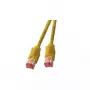 Netwerkkabel EFB Elektronik RJ45 S/FTP Cat6a 20m geel