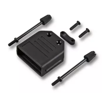 EFB Elektronik Flip-Top D-Sub-kap, 15-polig, zwart