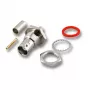 BNC-kabelconnector EFB Elektronik 52515.1, zilveren uitvoering