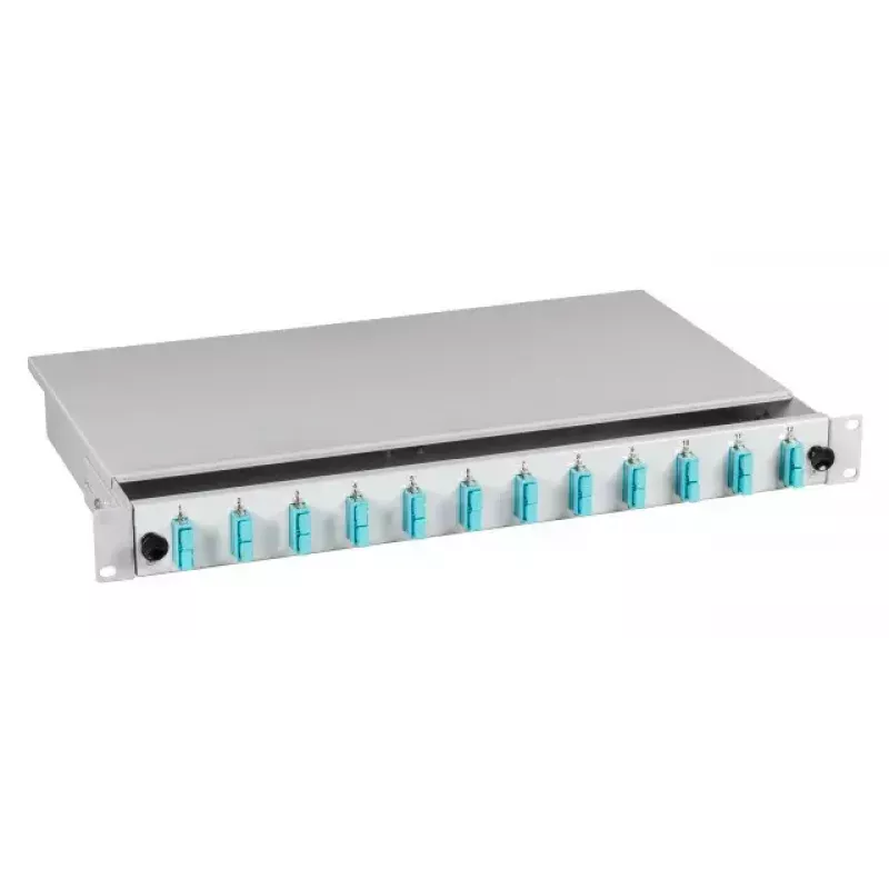 EFB Elektronik B71203.12OM3 Glasvezel-lasbox, SC 50/125 µm OM3, 12 pigtails/6 koppelingen, uittrekbaar