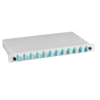 EFB Elektronik B71203.12OM3 glasvezellasbox, SC 50/125 µm OM3, 12 pigtails/6 koppelingen, uittrekbaar