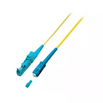 EFB Elektronik O0839.5 Simplex glasvezel-patchkabel, E-2000 naar SC, OS2 9/125 µm, 5 m, geel