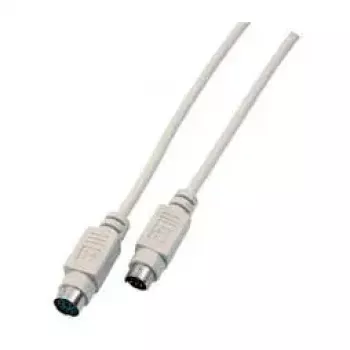 EFB Elektronik EK323.2 PS/2-verlengkabel, 2 m, stekker/contra, beige
