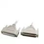 EFB Elektronik K5186.2 Seriële datakabel 1:1, DB-37 male naar female, 2 m, beige