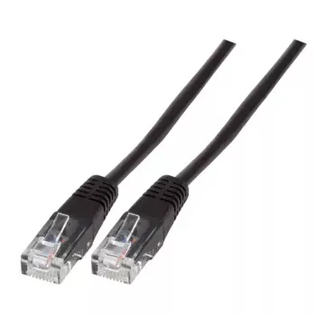 Netwerkkabel EFB Elektronik K2422.0,5 zwart 0,5 m