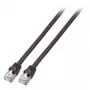 Netwerkkabel EFB Elektronik S/FTP Cat.6 RJ45 zwart 10 m