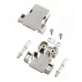 EFB Elektronik E-DH15 Gemetalliseerde D-Sub-kap, 15-polig, zilver