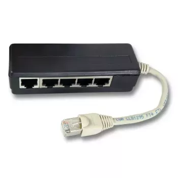 Netwerksplitter EFB Elektronik K5117.015 zwart
