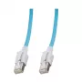 EFB Elektronik DCK1001BL.1,5 RJ45 LED-patchkabel, Cat.6A S/FTP, 1,5 m, blauw