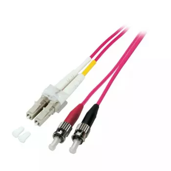 Glasvezelkabel EFB Elektronik LC-ST 50/125µ InfiniBand 2 m roze