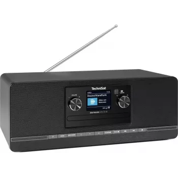 TechniSat DigitRadio 372 CD IR, zwart, DAB+/FM/internetradio met cd-speler