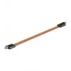 Goobay 67246 SAT-raamdoorvoer, extra plat, 0,5 m, F-female, bruin/zwart