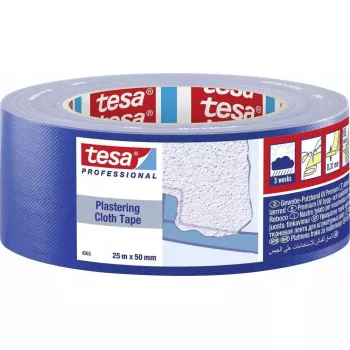 Schoonmaakdoekband Tesa 04363 25 m x 31 mm blauw