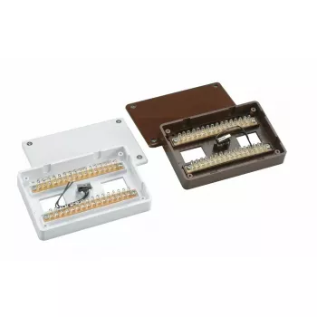 ABUS Security Center VT4100W kabelverdeelblok, wit, 32 aansluitingen